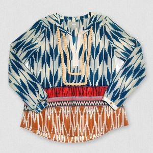 Maeve Tribal Print Tunic Sz 2